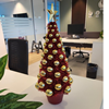 Kerstboom mini rood (50 cm)